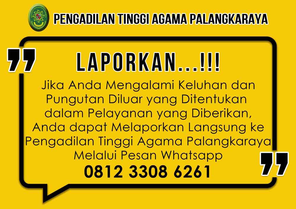LAPORKAN KE PTA PALANGKARAYA